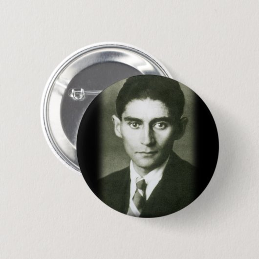 Badge Rond 5 Cm Franz Kafka (Devant & derrière)