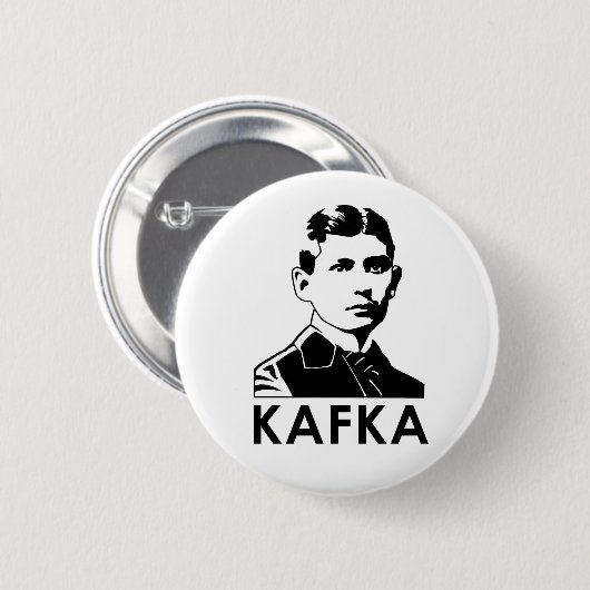 Badge Rond 5 Cm Franz Kafka (Devant & derrière)