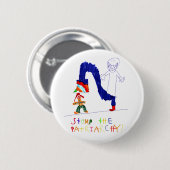 Badge Rond 5 Cm Frappent du pied le patriarcat (Devant & derrière)