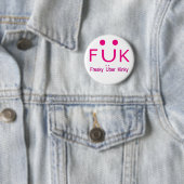 Badge Rond 5 Cm Freaky Uber Kinky (En situation)