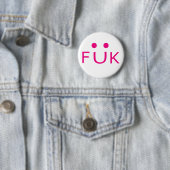 Badge Rond 5 Cm Freaky Uber Kinky (En situation)
