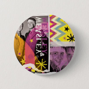 Badge Rond 5 Cm Fred et George Weasley