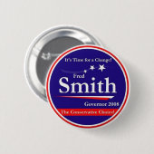 Badge Rond 5 Cm Fred Smith (Devant & derrière)
