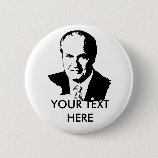 Badge Rond 5 Cm Fred Thompson Gear (Devant)
