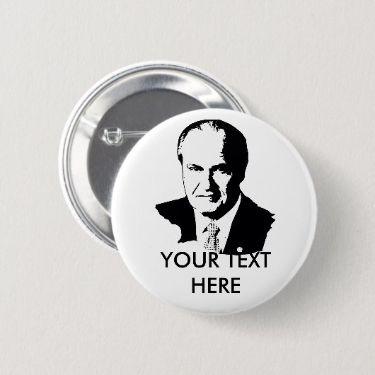 Badge Rond 5 Cm Fred Thompson Gear (Devant & derrière)