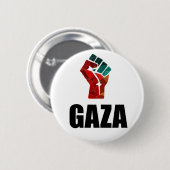 Badge Rond 5 Cm Free Gaza Palestine (Devant & derrière)