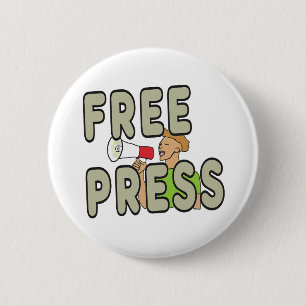 Badge Rond 5 Cm Free Press