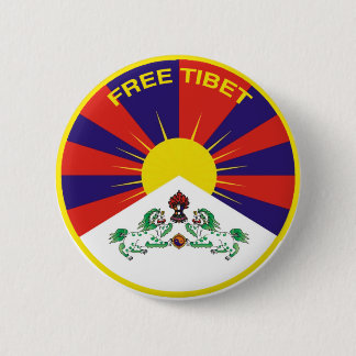 Badge Rond 5 Cm Free Tibet