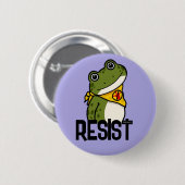 Badge Rond 5 Cm Freedom Frog Button (Devant & derrière)