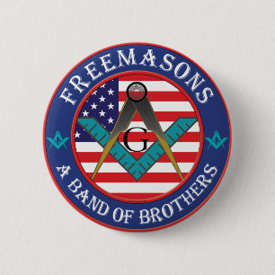 Badge Rond 5 Cm Freemasons - Band of Brothers