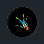 Badge Rond 5 Cm Freestyle skiing<br><div class="desc">Freestyle skiing</div>