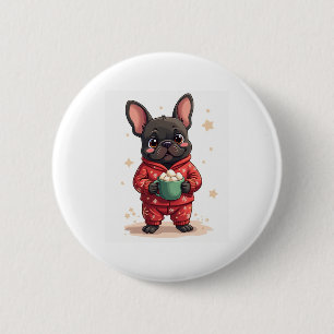 Badge Rond 5 Cm French Bulldog Cosy Cococo chien