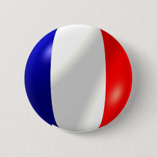 Badge Rond 5 Cm French Flag
