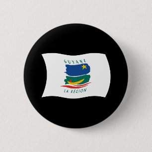 Badge Rond 5 Cm French Guiana Flag Button