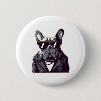 Badge Rond 5 Cm Frenchie L'Homme Du Parti