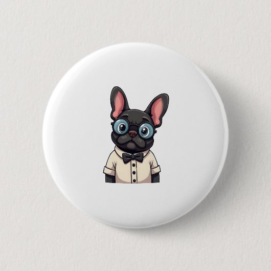 Badge Rond 5 Cm Frenchie The Gentlemen Copy (3) (Devant)