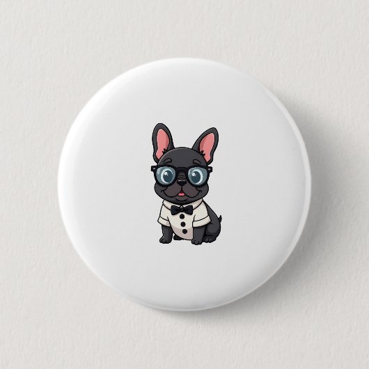 Badge Rond 5 Cm Frenchie The Gentlemen Copy (4) (Devant)