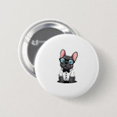 Badge Rond 5 Cm Frenchie The Gentlemen Copy (5) (Devant & derrière)