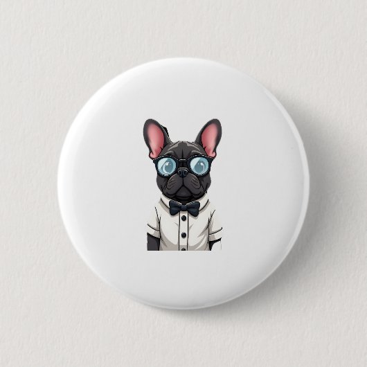 Badge Rond 5 Cm Frenchie The Gentlemen Copy (6) (Devant)