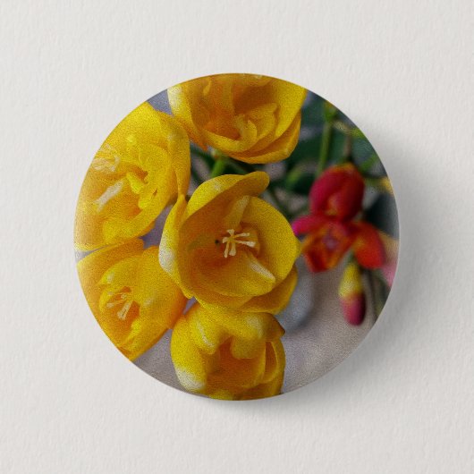 Badge Rond 5 Cm frénésie blanche (Devant)