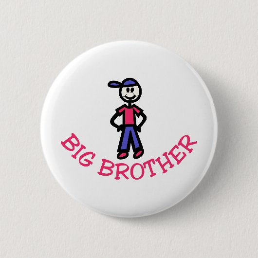 Badge Rond 5 Cm Frère (Devant)