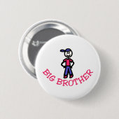 Badge Rond 5 Cm Frère (Devant & derrière)