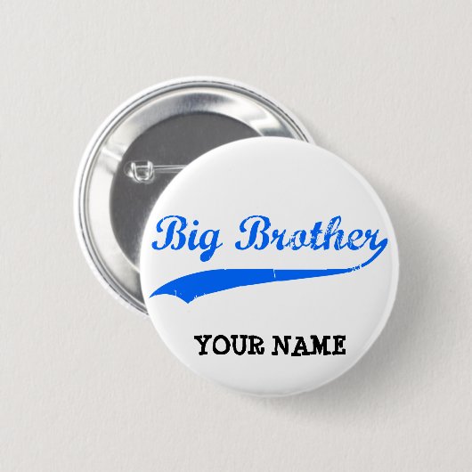 Badge Rond 5 Cm Frère (Devant & derrière)