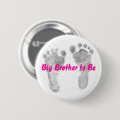 Badge Rond 5 Cm Frère à être (Devant & derrière)