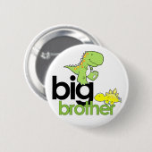 Badge Rond 5 Cm frère de dinosaures (Devant & derrière)