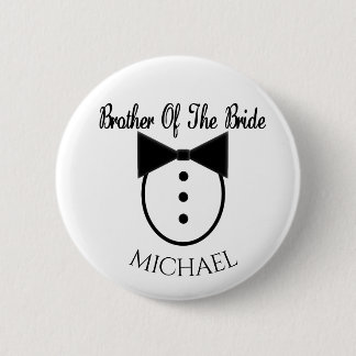 Badge Rond 5 Cm Frère de la mariée
