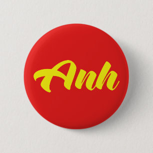 Badge Rond 5 Cm Frère vietnamien - Anh ~ Tiêt ng Viêt