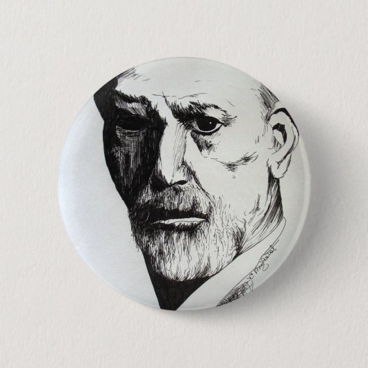 Badge Rond 5 Cm Freud (Devant)