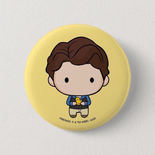 Badge Rond 5 Cm FRIENDS™ | Chandler Chibi (Devant)