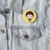 Badge Rond 5 Cm FRIENDS™ | Chandler Chibi (En situation)