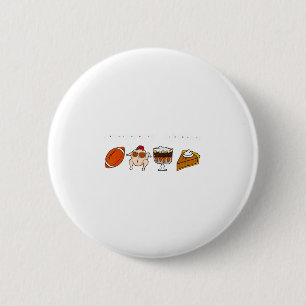 Badge Rond 5 Cm Friends Giving Dinde Piedll Citrouille Thanksgivin