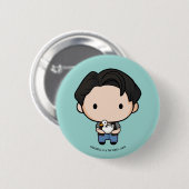 Badge Rond 5 Cm FRIENDS™ | Joey Chibi (Devant & derrière)