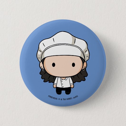 Badge Rond 5 Cm FRIENDS™ | Monica Chibi (Devant)