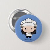 Badge Rond 5 Cm FRIENDS™ | Monica Chibi (Devant & derrière)