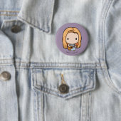 Badge Rond 5 Cm FRIENDS™ | Phoebe Chibi (En situation)