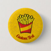 Badge Rond 5 Cm Fries françaises (Devant)