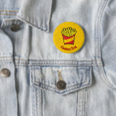 Badge Rond 5 Cm Fries françaises (En situation)