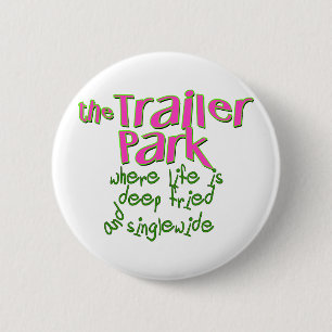 Badge Rond 5 Cm Frite profonde à tout le monde
