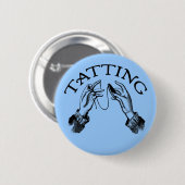 Badge Rond 5 Cm Frivolité (Devant & derrière)