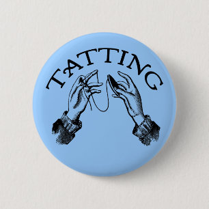 Badge Rond 5 Cm Frivolité
