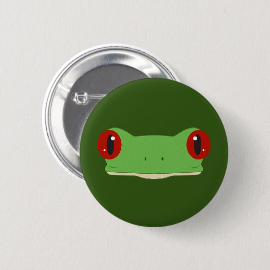 Badge Rond 5 Cm Frog (Devant & derrière)