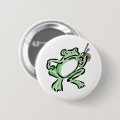 Badge Rond 5 Cm Frogger (Devant & derrière)