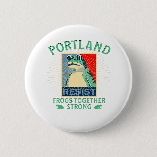 Badge Rond 5 Cm Frogs Classic (Devant)