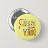 Badge Rond 5 Cm Fromage - bouton (Devant & derrière)