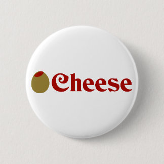 Badge Rond 5 Cm Fromage olive (d'amour d'I)