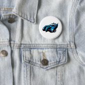 Badge Rond 5 Cm Front Batmobile (En situation)
